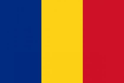 Romania and Chad flag