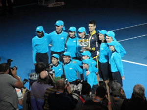 Asaf saw Djokovic win the Australian Open