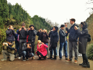 Everyone came armed with cameras for Ido's photowalk!